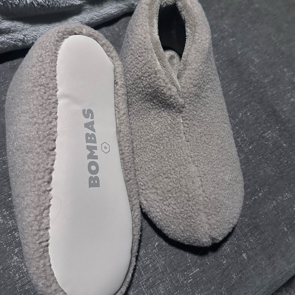 Bombas Cozy beige Fleece Slippers